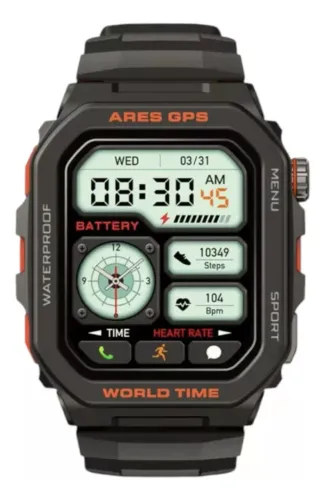 Smartwatch Zeblaze Ares Gps Com Alexa E Strava Monitoramento de Saúde e Condicionamento Fí