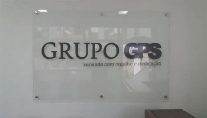 Placas de endereço em vidro modernas e sofisticadas