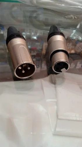 Plug de Microfone Macho ou Femea Canon atacado e varejo
