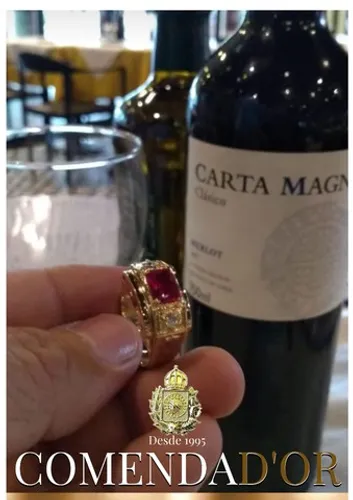 Anéis de formatura em ouro 18k ou Prata Esterlina 925, em até 12x confira!