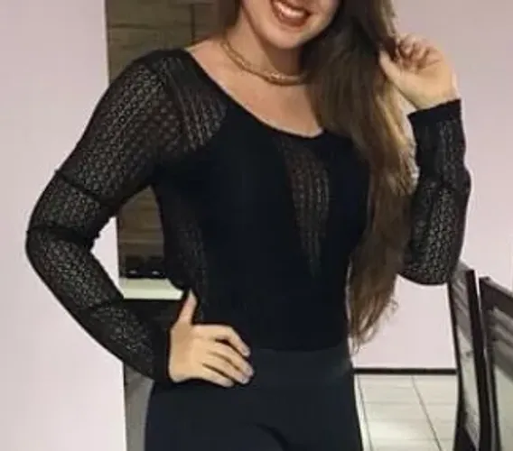 BODY preto, costas nua