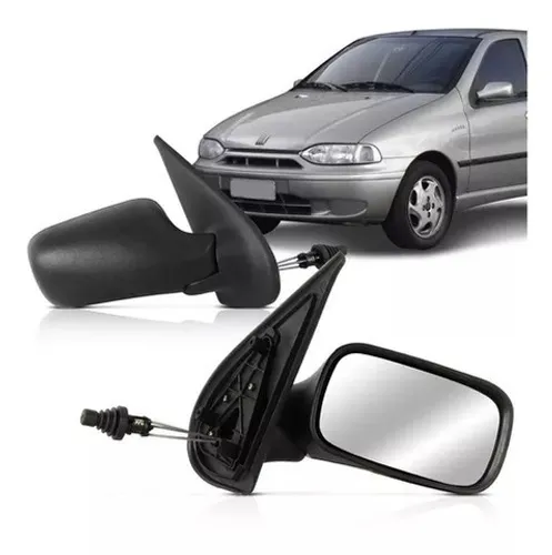 Par Retrovisor Fiat Palio 1996 à 2000 - Preto - Metagal