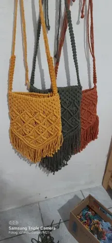 PROMOCAO bolsas verão em.macrame