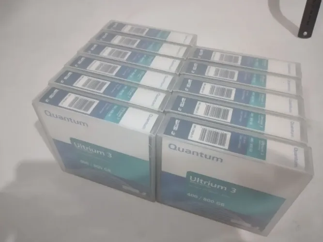 Cartuchos Quantum Ultrium 3 e Sony 400/800 GB usados