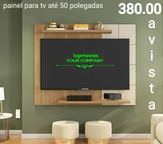 Painel para tv novo 380 com montagem 