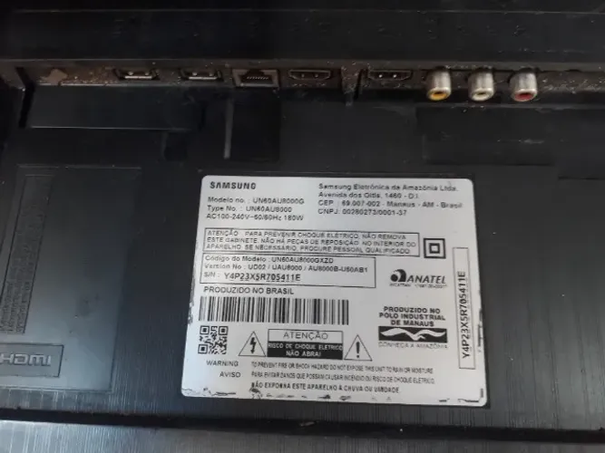 Samsung UN50AU8000G Fonte e Sinal (preços na descrição)