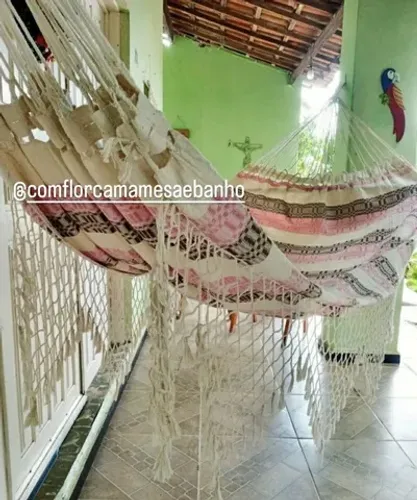 Rede De Dormir Tamanho Casal Colonial -Entrega Grátis