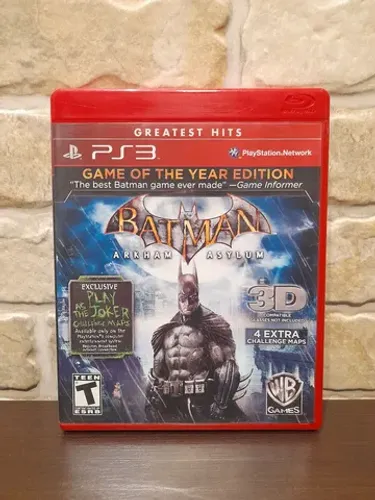 Jogo Batman Arkham Asylum (Greatest Hits) de PS3