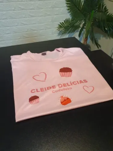 Camisa personalizada para fardamento com sua logomarca