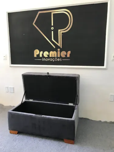 PUFF RECAMIER BAÚ ESCOLHA A COR DE SUA PREFERÊNCIA