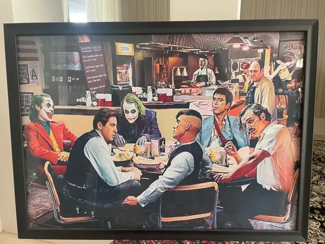 Quadro decorativos: os vilões 