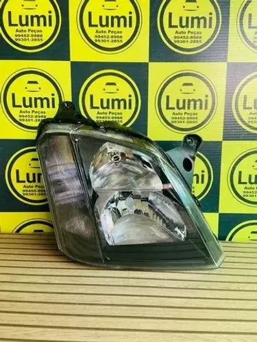Farol Meriva 2002/2012 Mascara Negra - NOVO 