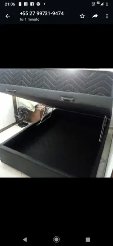 BOX BAU CASAL PADRÃO produto novo de fábrica