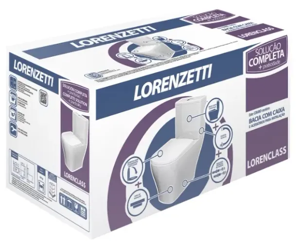 Combo Loren Class com caixa acoplada completo