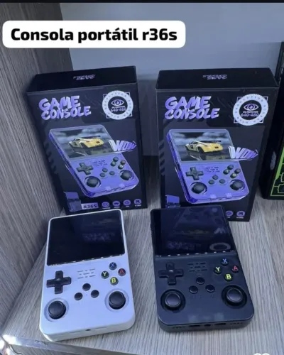 Vídeo Game PORTÁTIL R36S 15 mil jogos PSP N64 PS1 