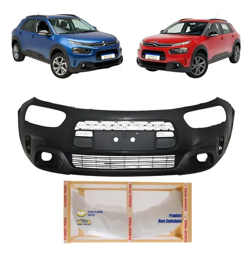 Parachoque C4 Cactus 2018 2019 2020 2021 2022 2023 2024 Preto