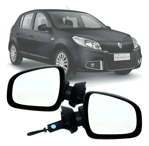 Espelho Retrovisor Logan Sandero 2010 2011 2012 2013