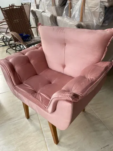 Poltronas de Veludo - Luxo e Conforto