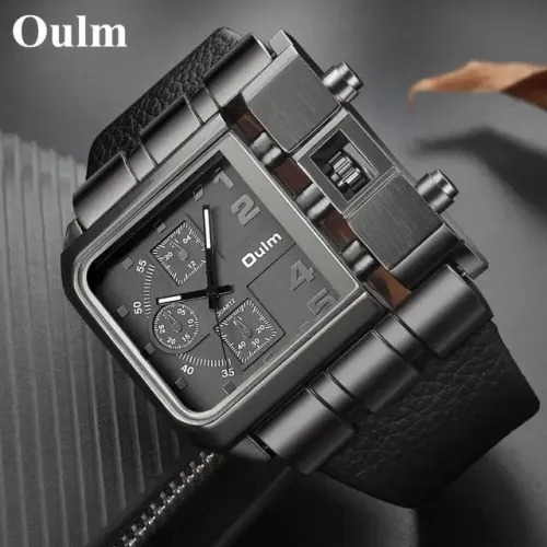 [NOVO] Relógio Masculino Oulm HP3364 Importado | Caixa 53mm, Inox Premium
