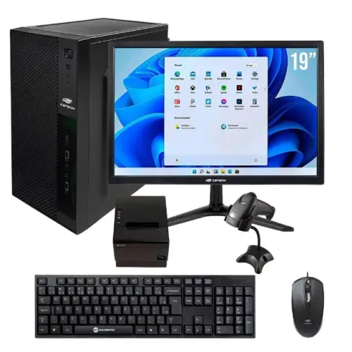 Computador completo Core i5 + Leitor de codigo e impressora