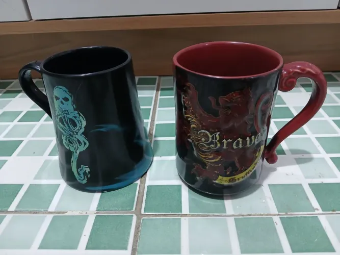 Par de canecas harry potter