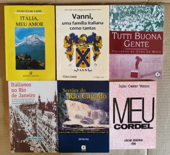 Livro Tutti Buona Gente + 5 de Júlio Cezar Vanni