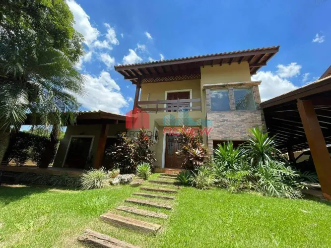 CASA EM CONDOMÍNIO, ESTILO CAMPO, NO VILLAGE VISCONDE DO ITAMARACÁ - VALINHOS/SP