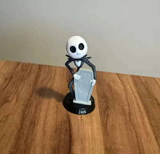 MINIATURA JACK SKELLINGTON O ESTRANHO MUNDO DE JACK - THE NIGHTMARE BEFORE CHRISTMAS 