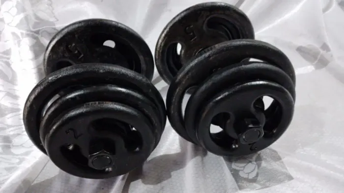 Halteres barra rosca  para Musculação
