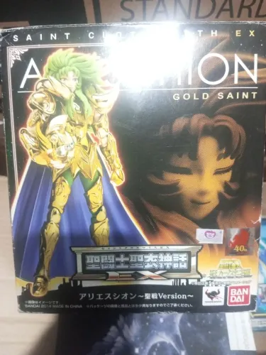 Action Figure - Saint Seiya Aries Shion Gold Saint cloth myth ex Bandai cavaleiros zodíaco