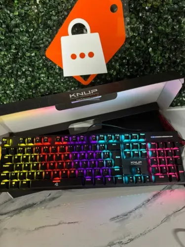 Teclado Mecânico Gamer Switch Blue Iluminação Led