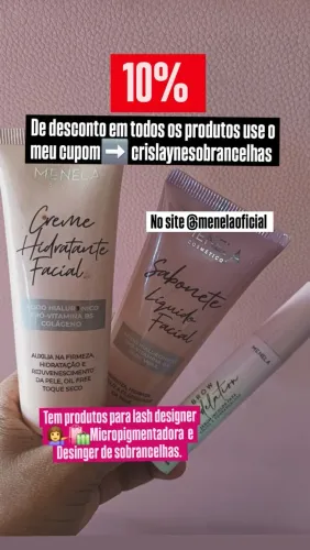 10% de desconto  use o meu cupom ?crislaynesobrancelhas 