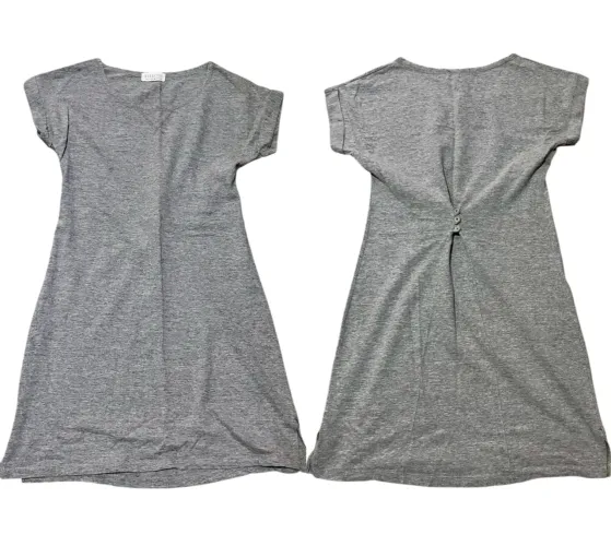 Vestido Ecletic cinza mescla
