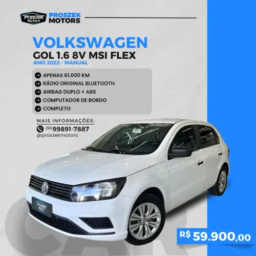 Volkswagen Gol Geração VII 1.0 12V Flex Mec. 4P 2022