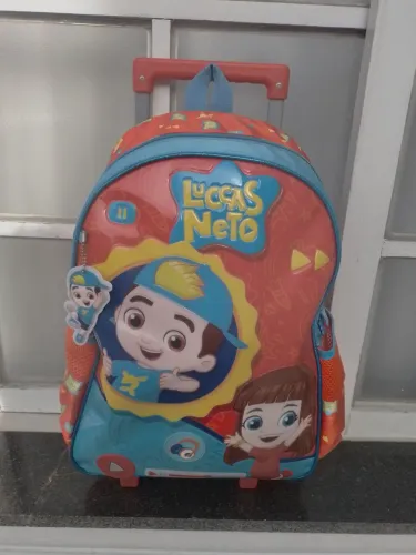 Mochila de Rodinhas Lucas Neto Infantil
