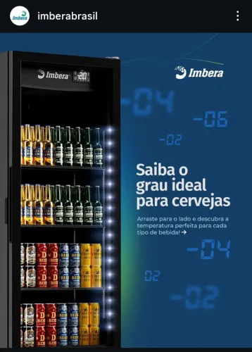 Freezer Cervejeiro Imbera ALL Black 3 anos de garantia em até 10x sem juros 