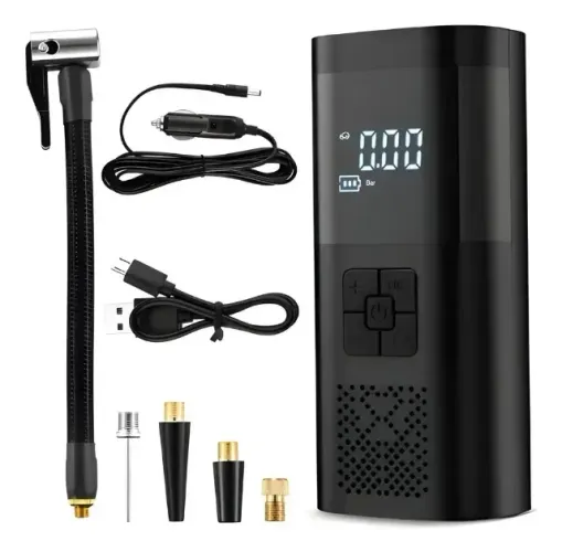 Calibrador Compressor de Ar Digital B-Tek BT-AX104 3 em 1 Função Power Bank - WZetta