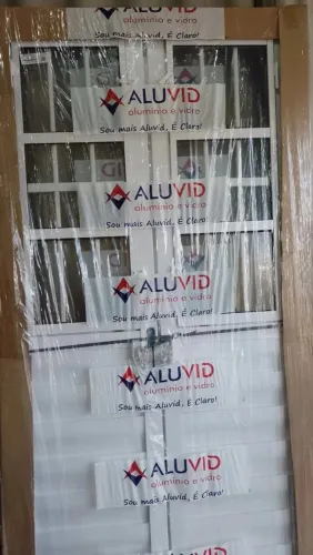 Porta Postigo 120x210 Alumínio Brnco - Entrega Rapida 