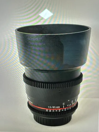 Lente Rokinon 85mm T1.5 Cine Lens bocal Canon EF