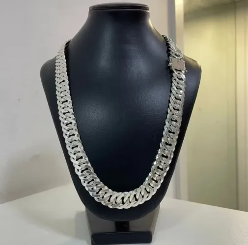 Cordão de Prata 925 Grosso - Novo!