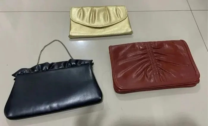kit de 3 bolsas clutches elegantes festa casamento formatura