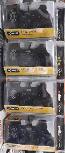Controle P2 Knup com fio - Ótimo para Diversão!