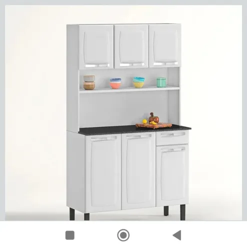 Armário de Cozinha em aço novo