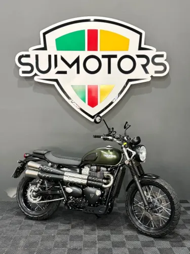 TRIUMPH SCRAMBLER 900 IMPECÁVEL ZERADA SUL MOTORS