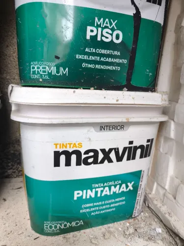 Tinta Acrílica Pintamax Maxvinil 3,6L  na cor terra vermelha 