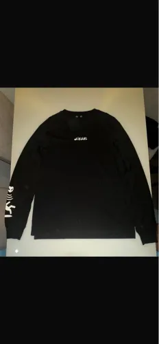 Blusa Diesel Manga Longa Preta