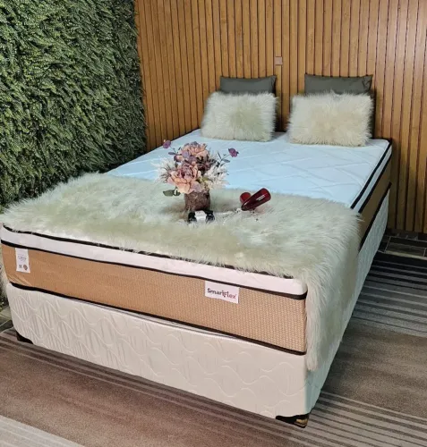 Cama box ecoflex molas ensacadas top LINE 