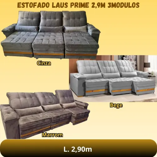 SOFÁ GIGANTE 2.90CM 3 MÓDULO 