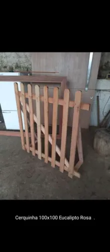 Portão de madeira 100x90 - Pinus (fazemos outros tamanhos tbm)