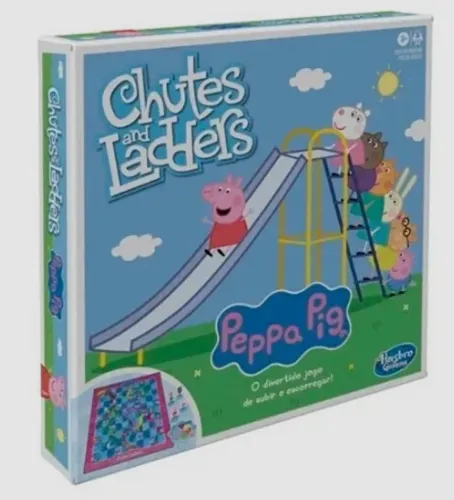 Jogo Peppa Pig Chutes And Ladders - Hasbro (idade +3 anos)